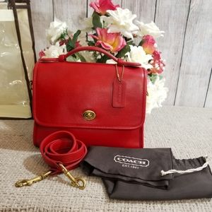 Vintage Court Bag Red Pre Creed # 9870